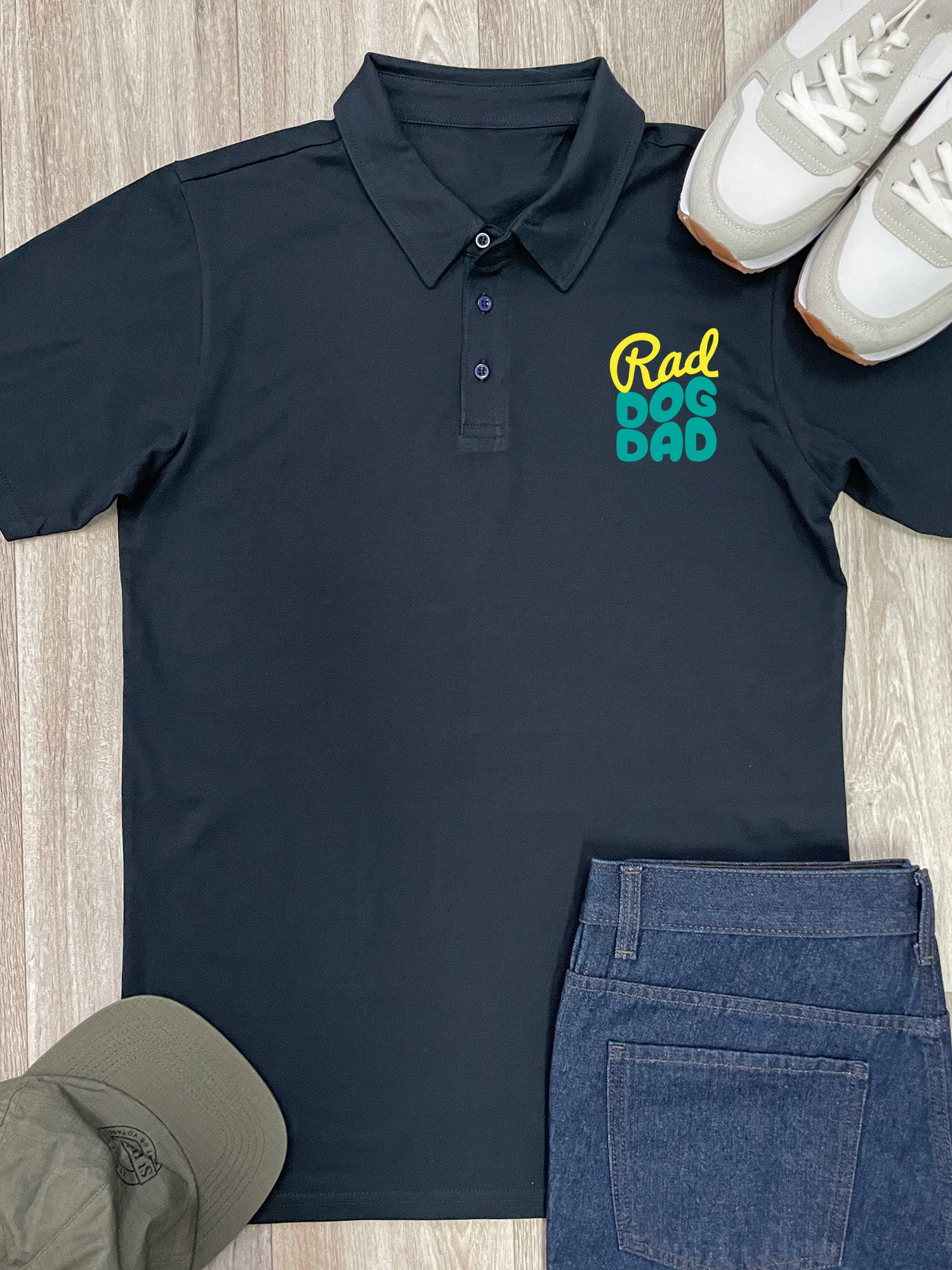Rad Dog Dad Unisex Polo Shirt