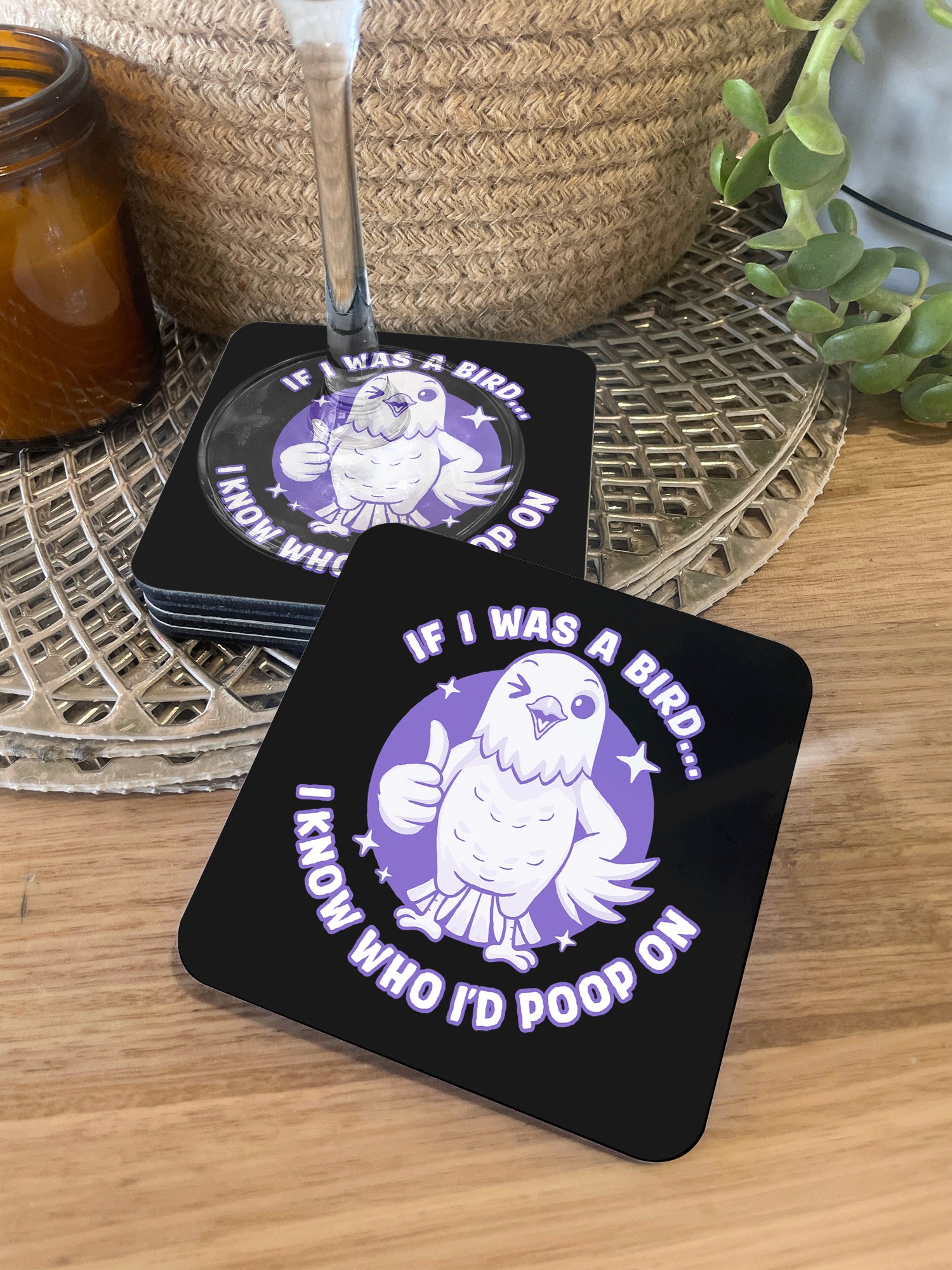 If I Was A Bird Coaster