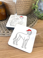Great Dane Christmas Edition Coaster