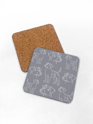 Jack Russell Terrier (Smooth Coat) Coaster