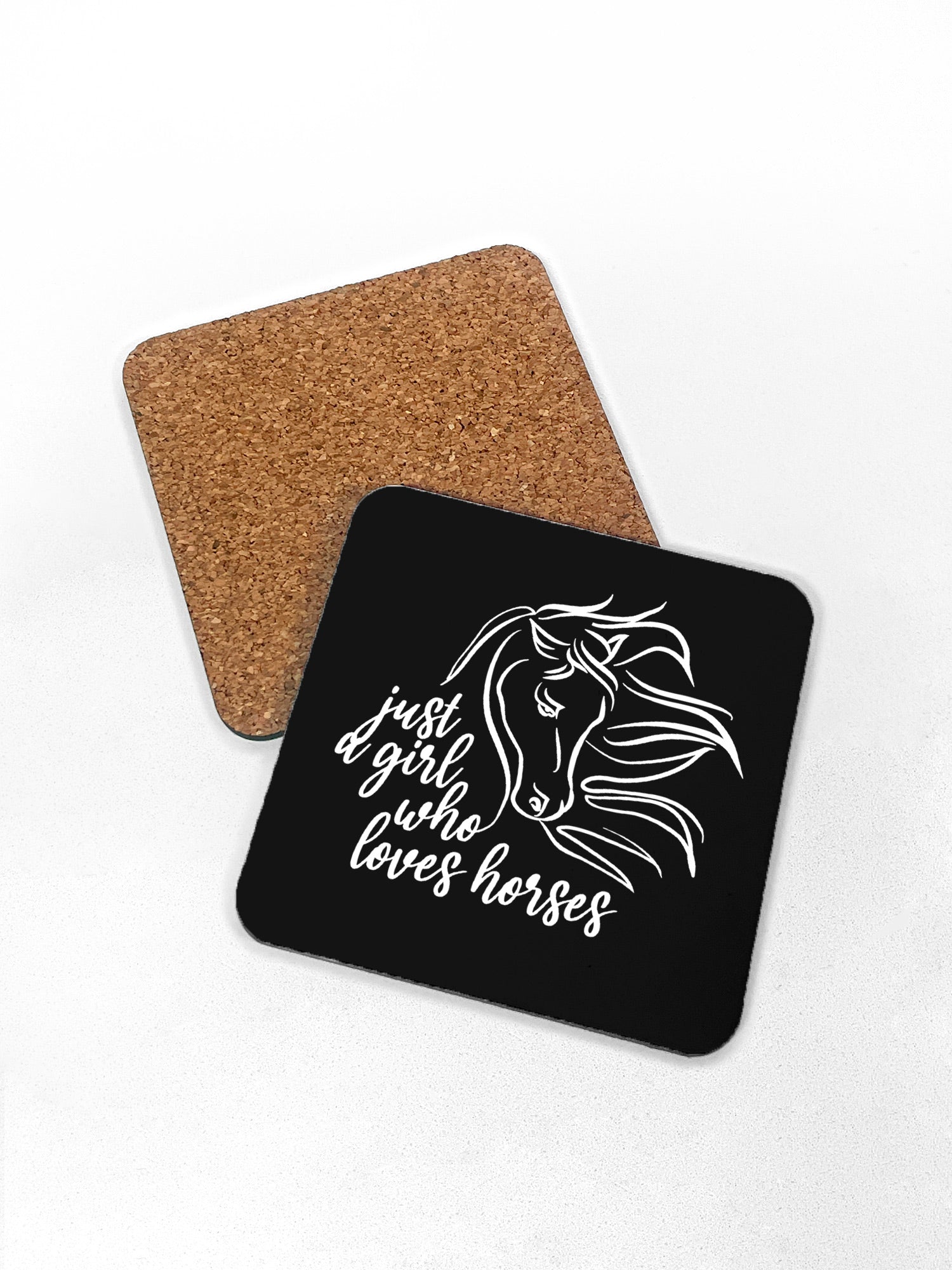 Just A Girl Who Loves Horses Coaster