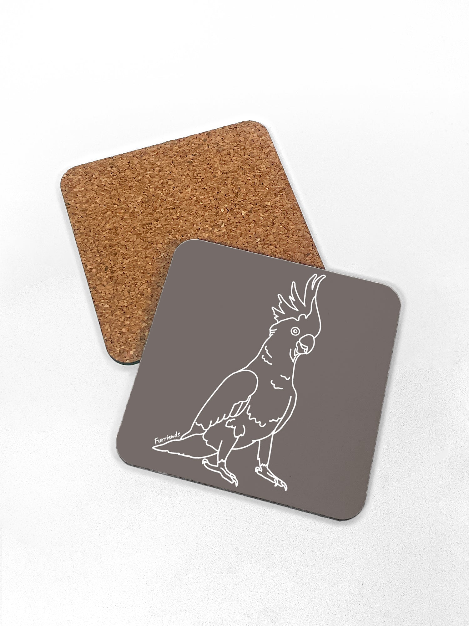 Sulphur-Crested Cockatoo Coaster