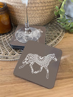 Horse Mandala Coaster