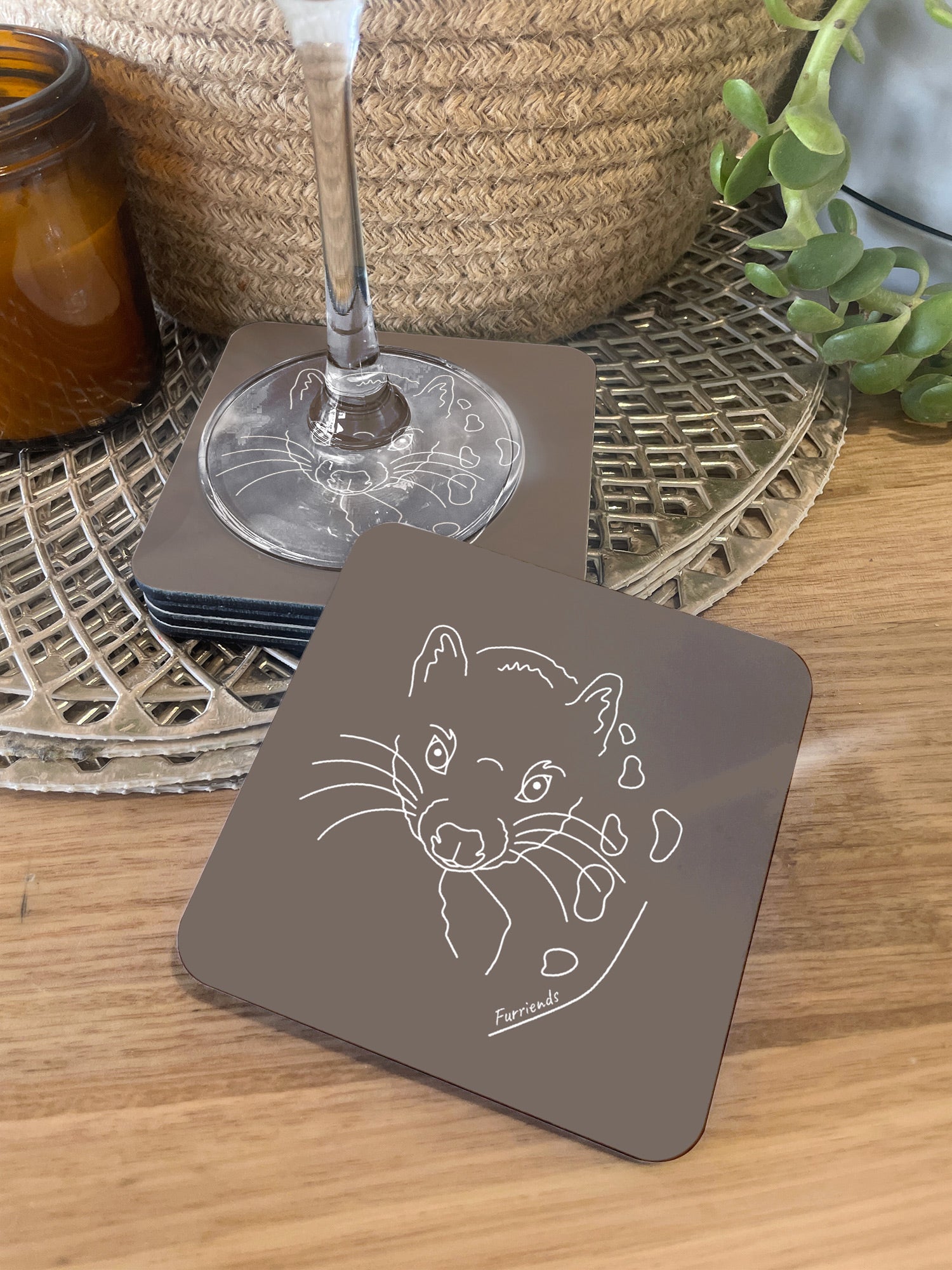 Spotted-Tailed Quoll Coaster