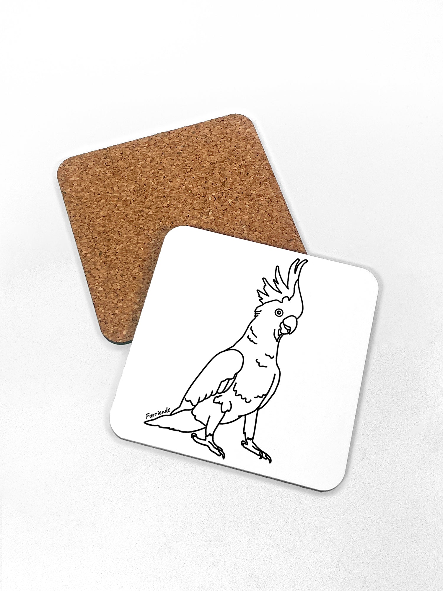 Sulphur-Crested Cockatoo Coaster
