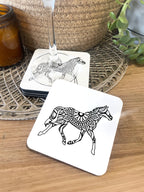 Horse Mandala Coaster