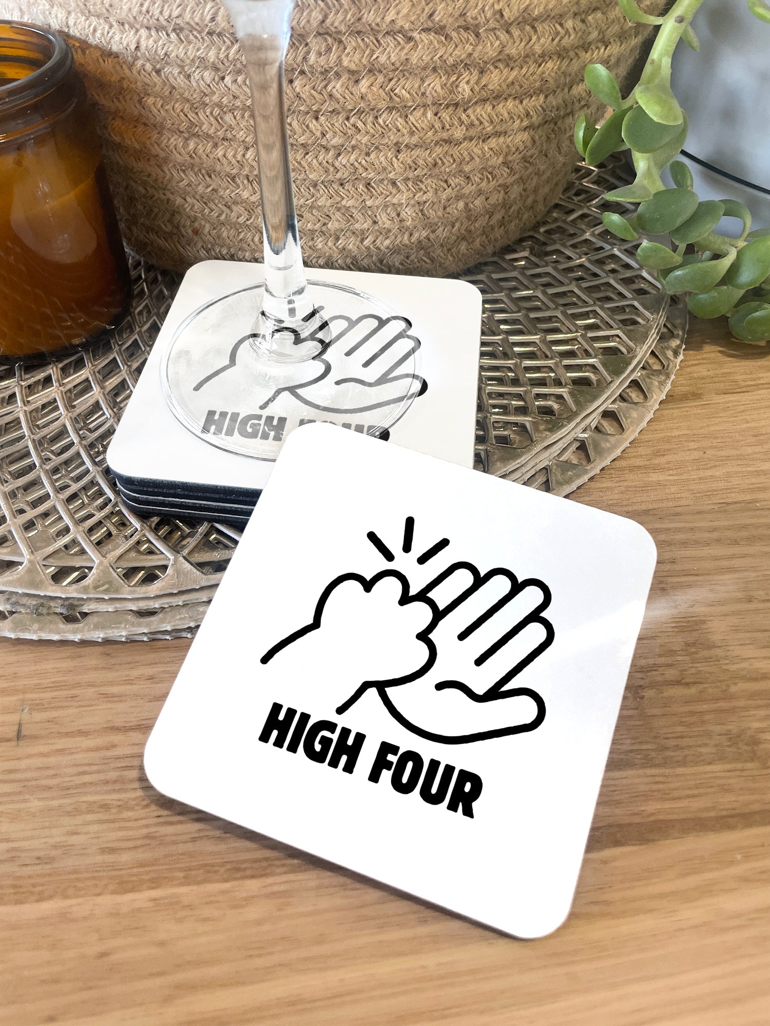 High Four Coaster