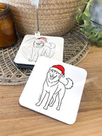 Husky Christmas Edition Coaster