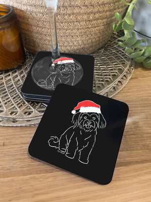 Maltese Terrier Christmas Edition Coaster