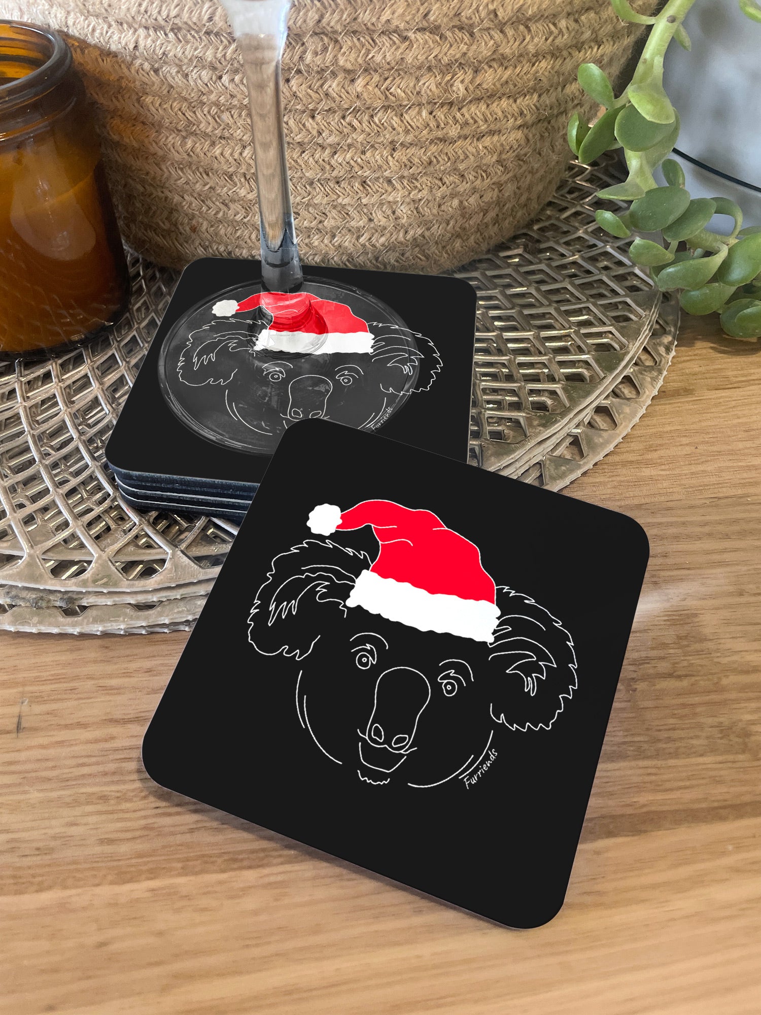 Koala Christmas Edition Coaster