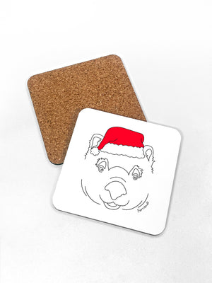 Wombat Christmas Edition Coaster