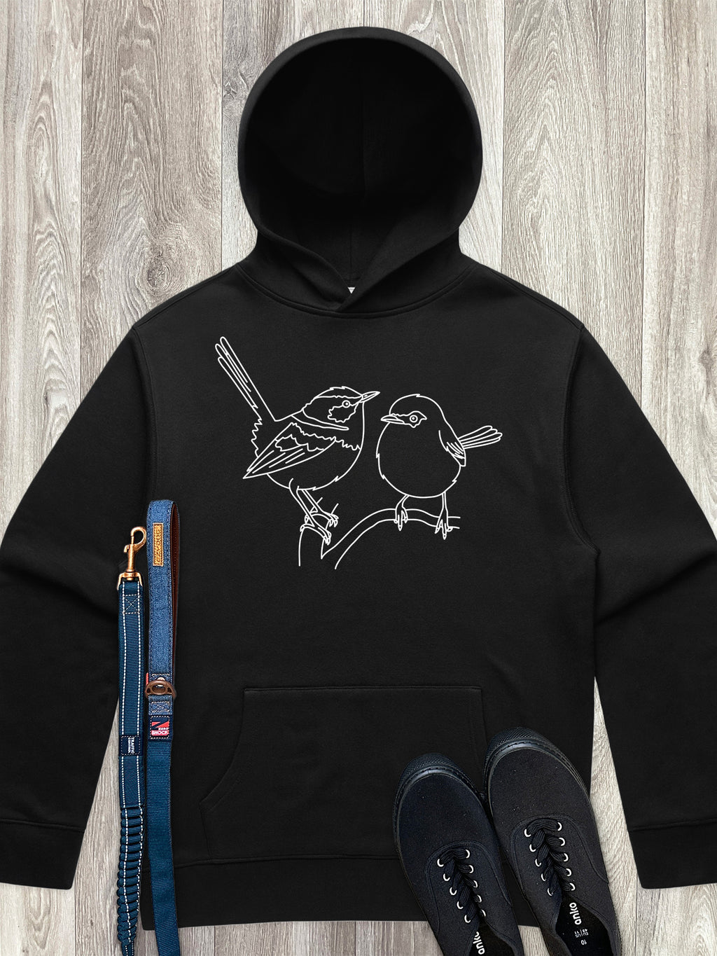 Superb Fairy Wren Men's Comfort Hood