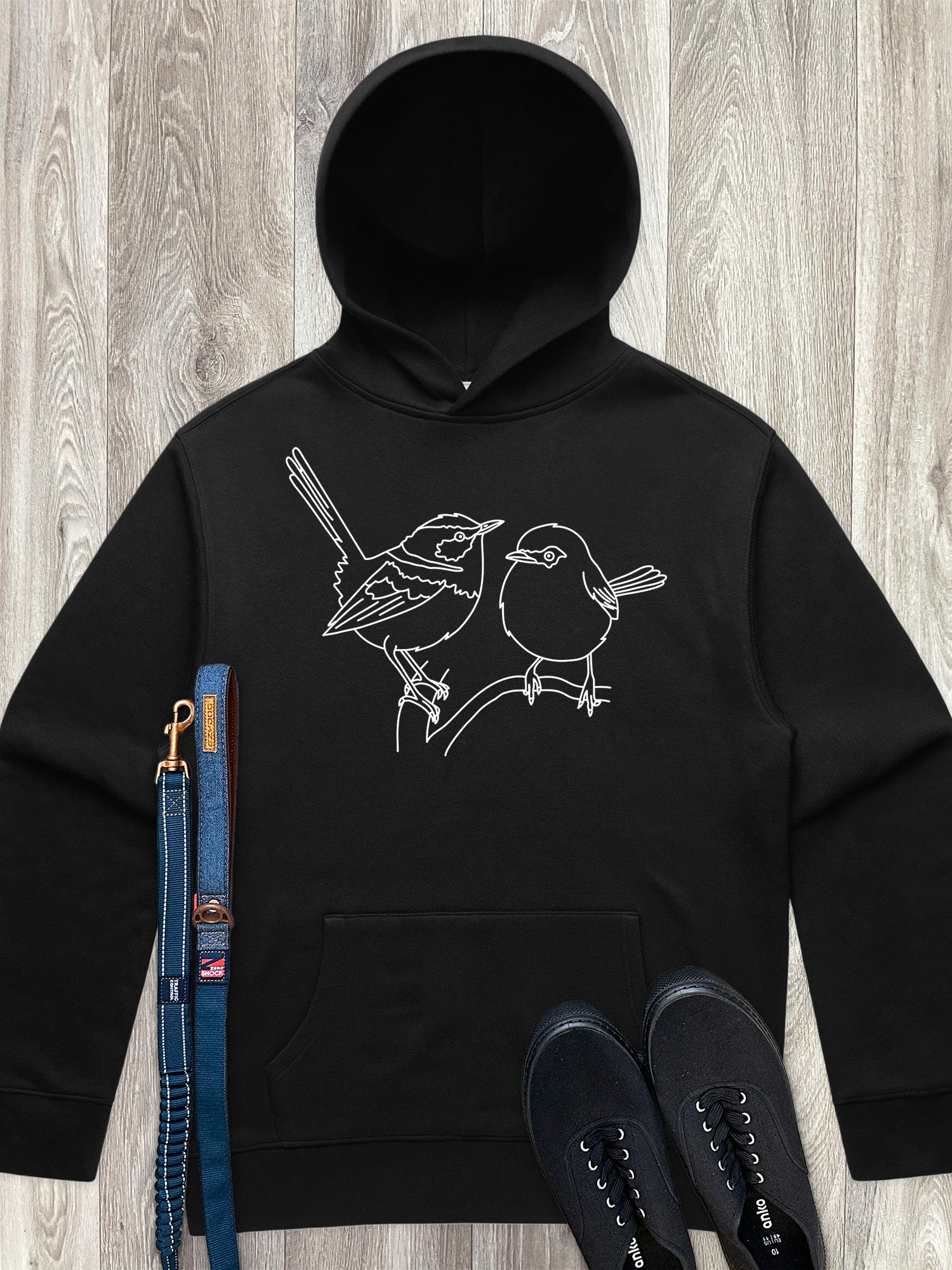 Superb Fairy Wren Men's Comfort Hood