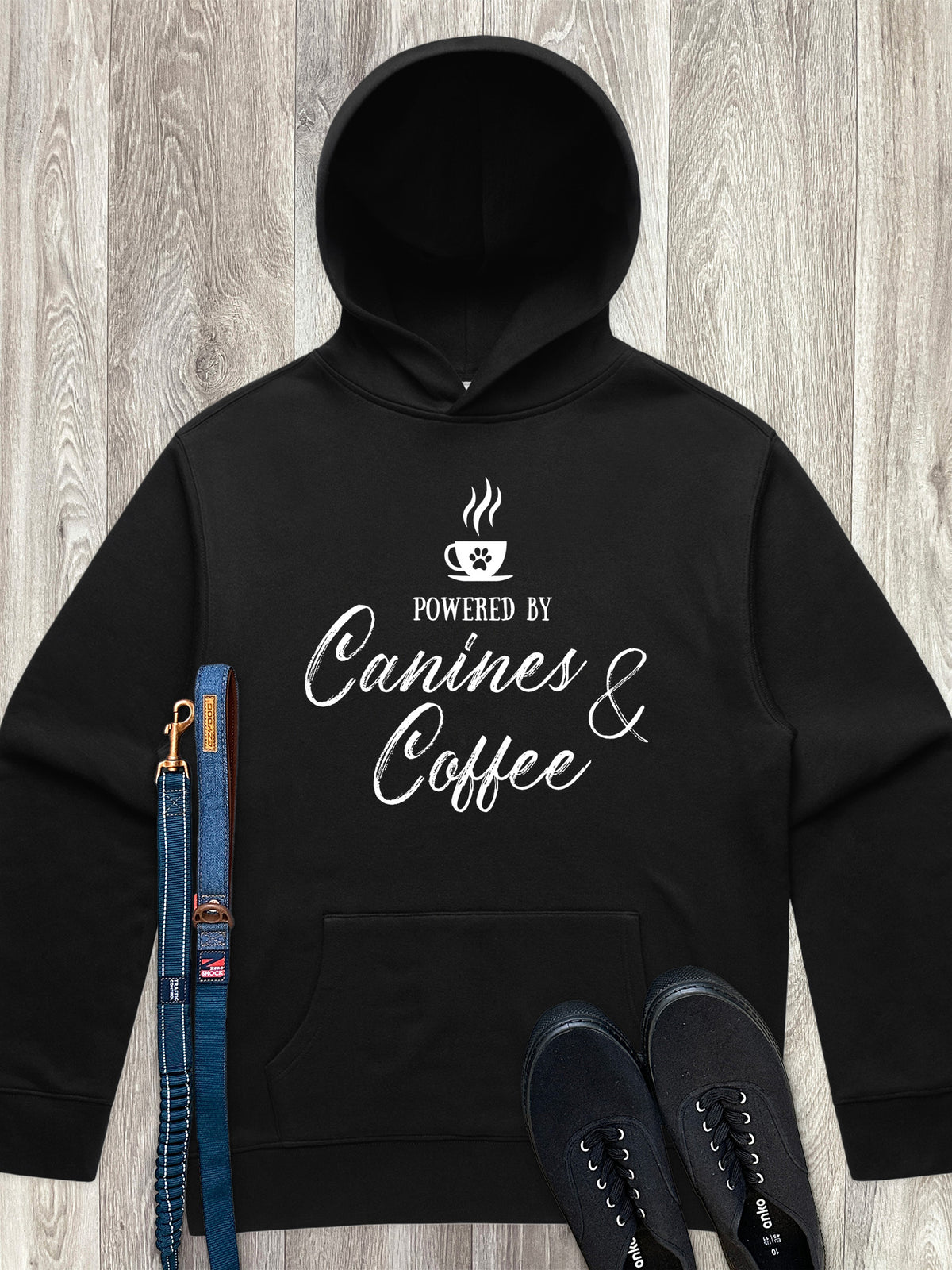 Canines &amp; Coffee Men&#39;s Comfort Hood