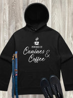 Canines & Coffee Men's Comfort Hood