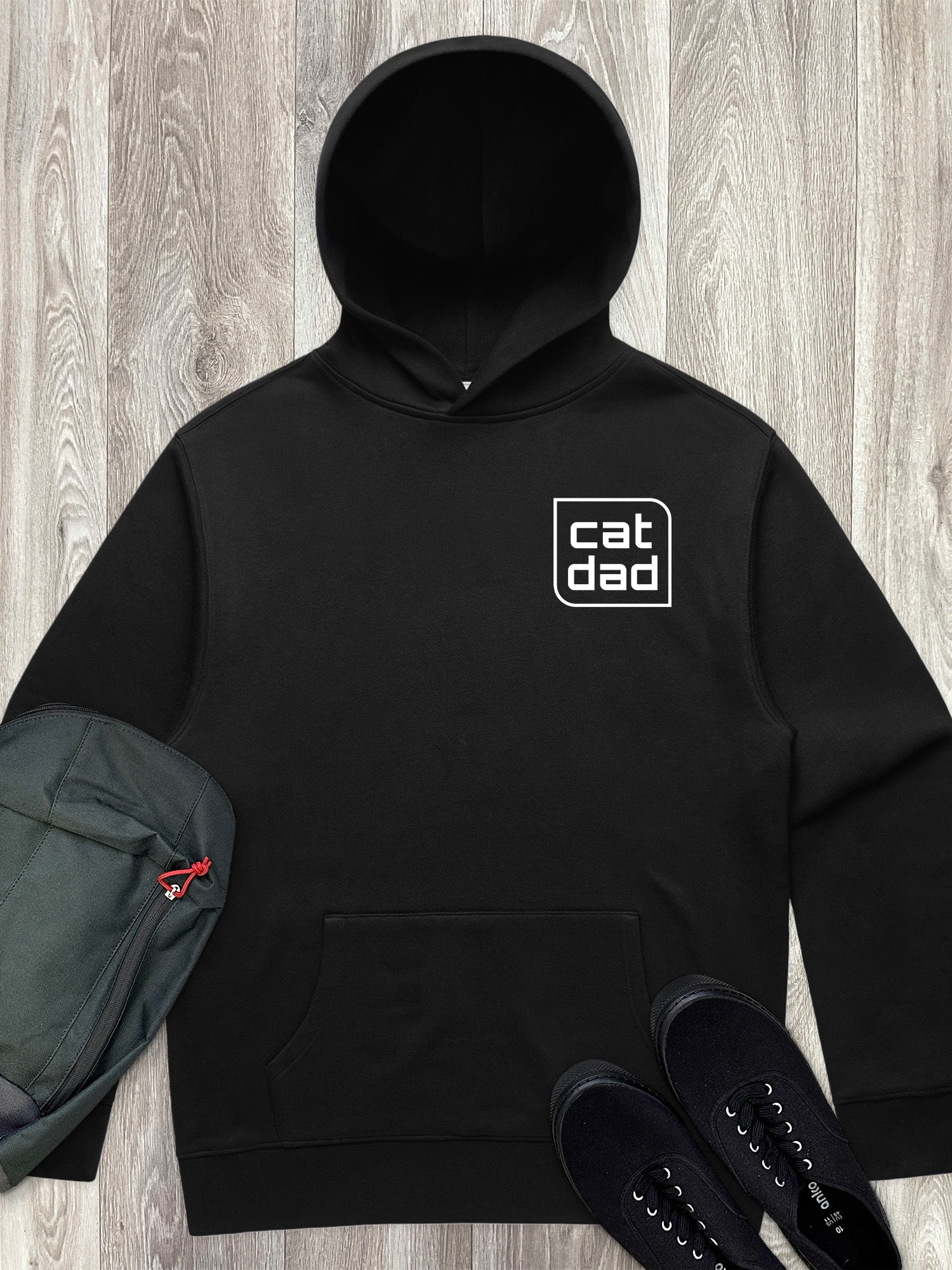 Cat Dad Men's Comfort Hood