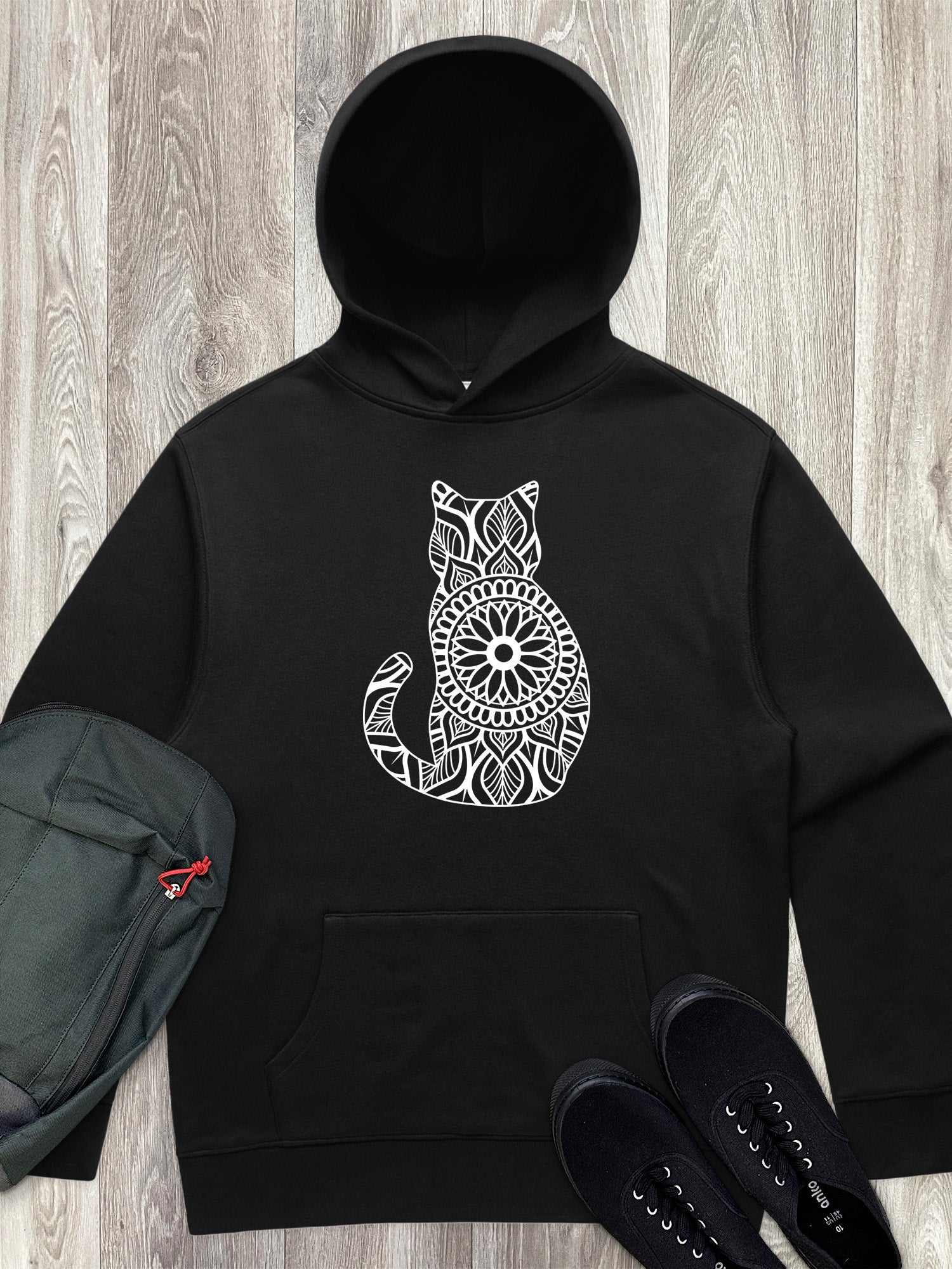 Cat Mandala Men's Comfort Hood