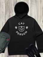 Cat Person Men's Comfort Hood