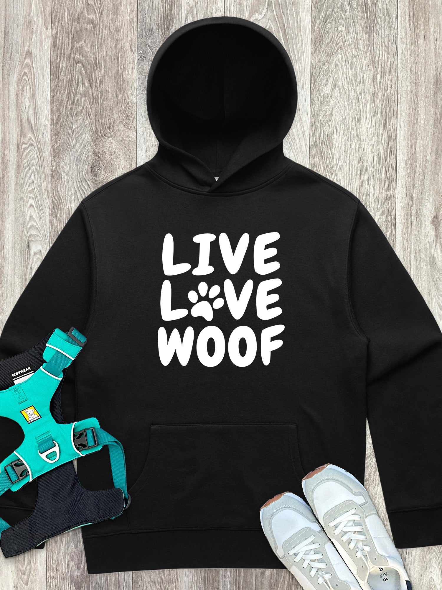 Live Love Woof Men's Comfort Hood