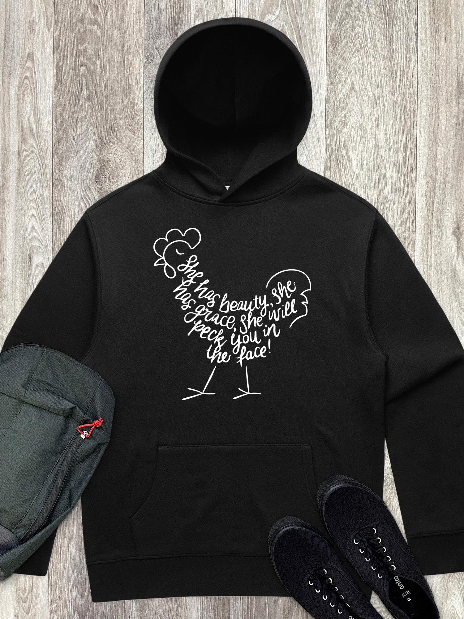 Peck You In The Face Men's Comfort Hood