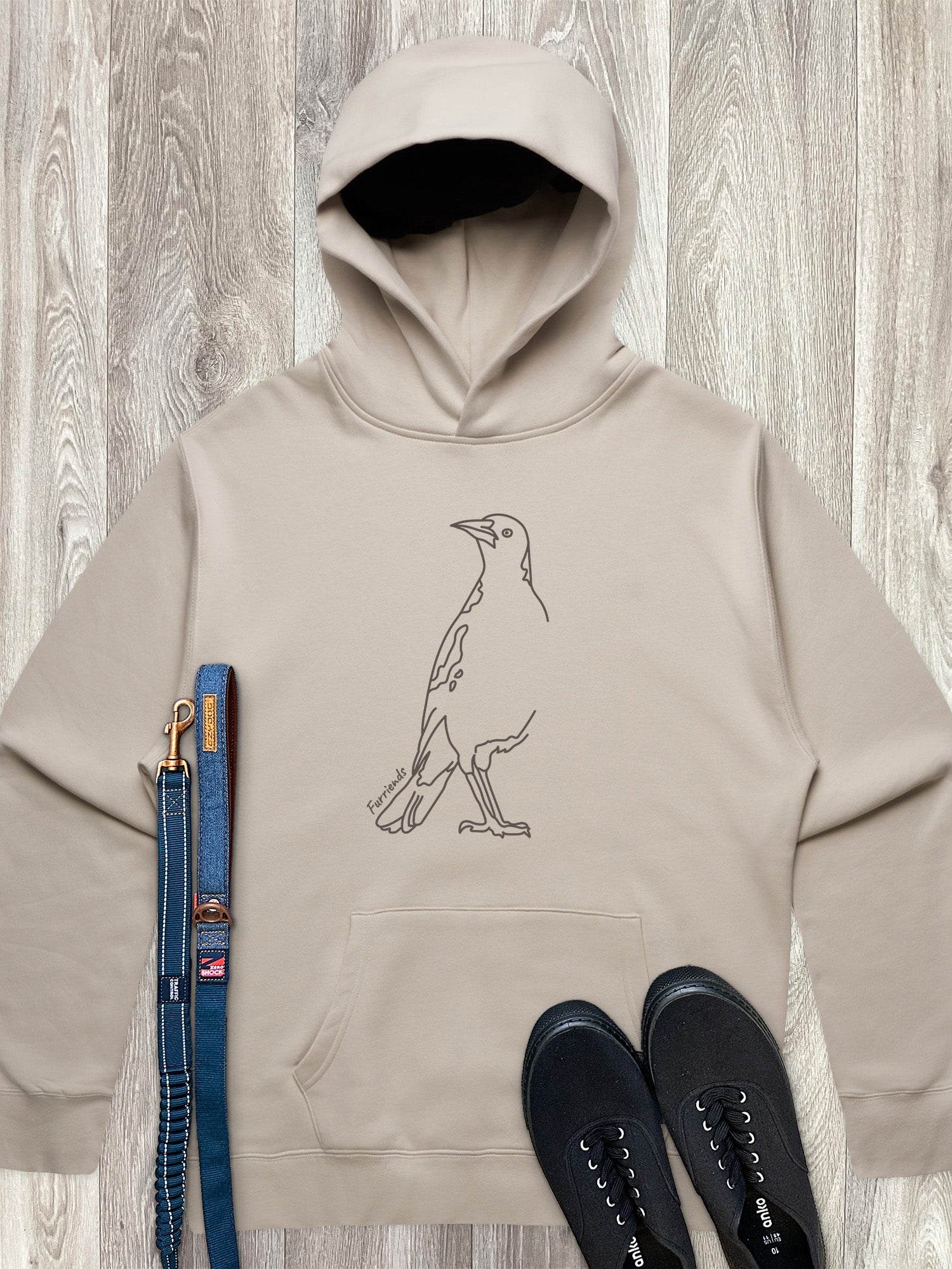 Australian Magpie Men's Comfort Hood