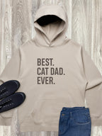 Best. Cat Dad. Ever. Men's Comfort Hood