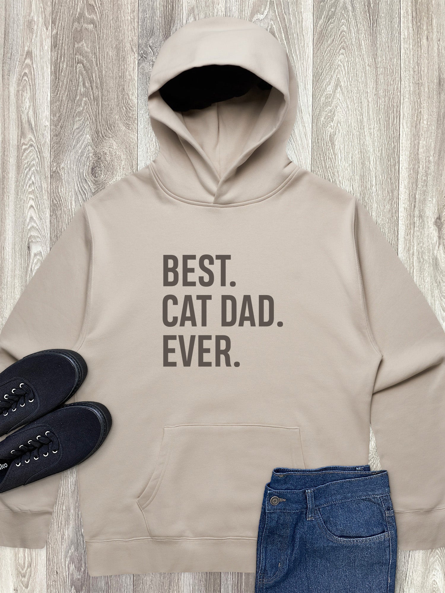 Best. Cat Dad. Ever. Men's Comfort Hood