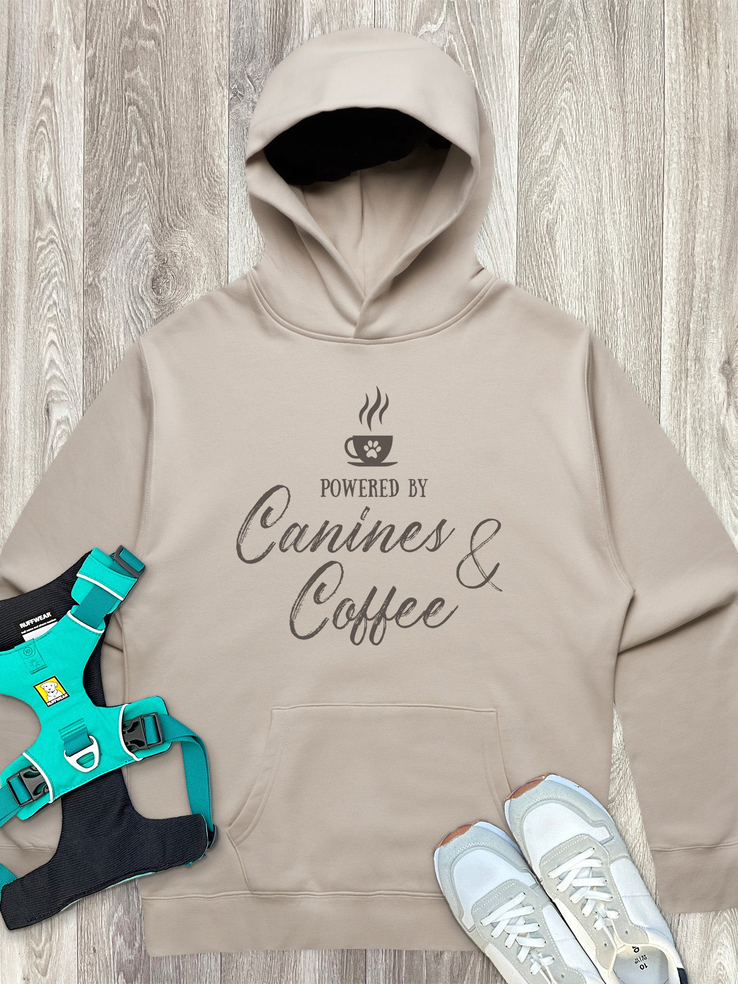 Canines & Coffee Men's Comfort Hood