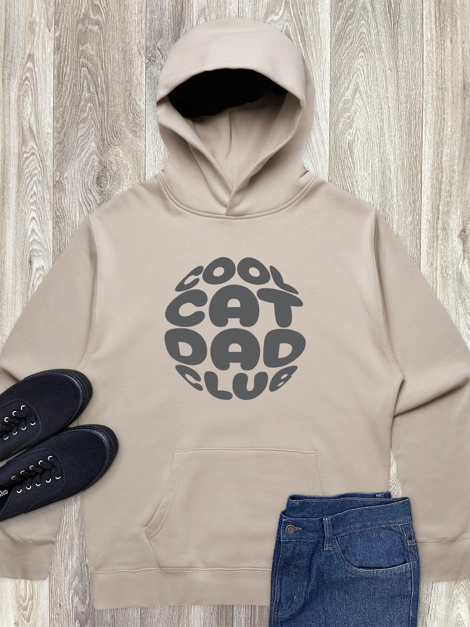 Cool Cat Dad Club Orb Men's Comfort Hood