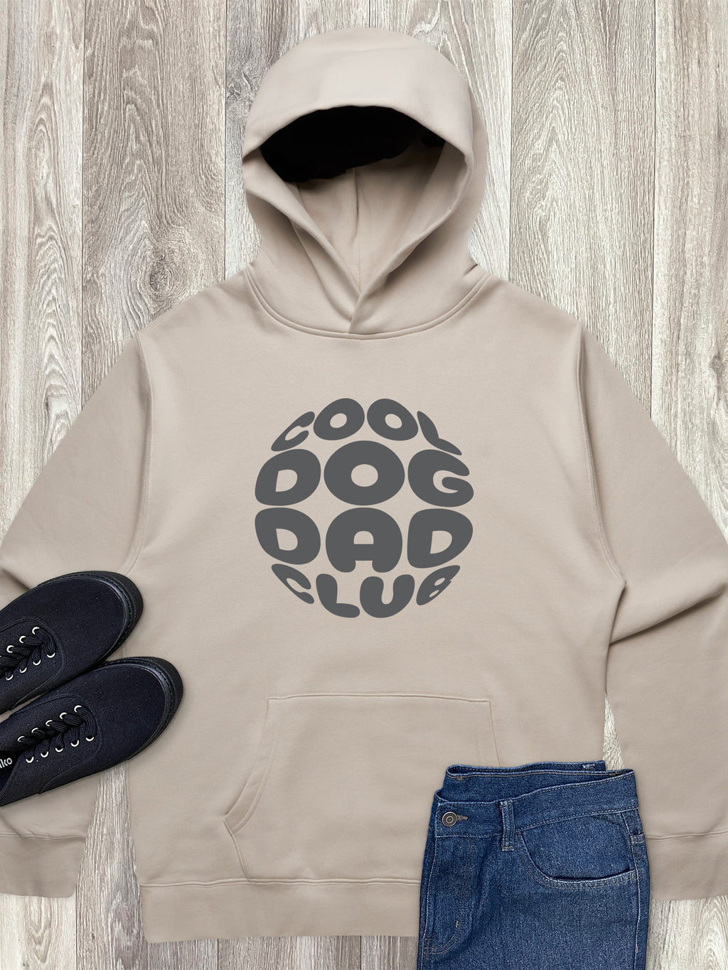 Cool Dog Dad Club Orb Men's Comfort Hood