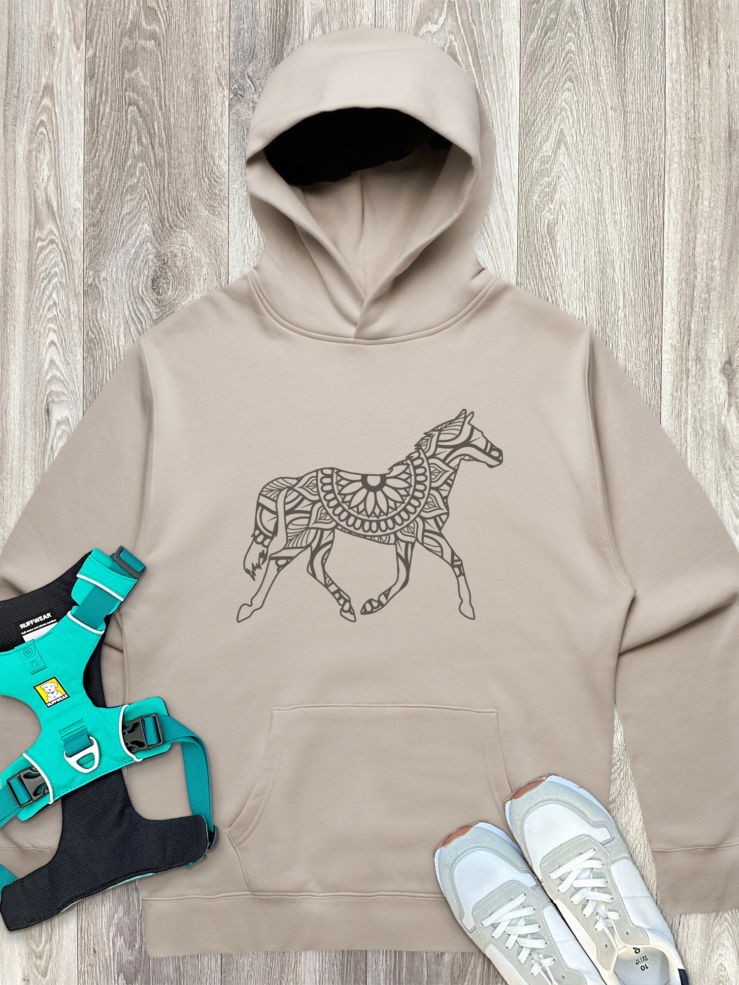 Horse Mandala Men's Comfort Hood