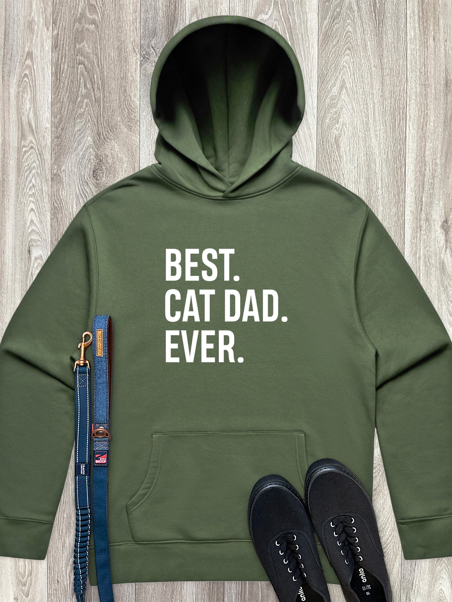 Best. Cat Dad. Ever. Men's Comfort Hood