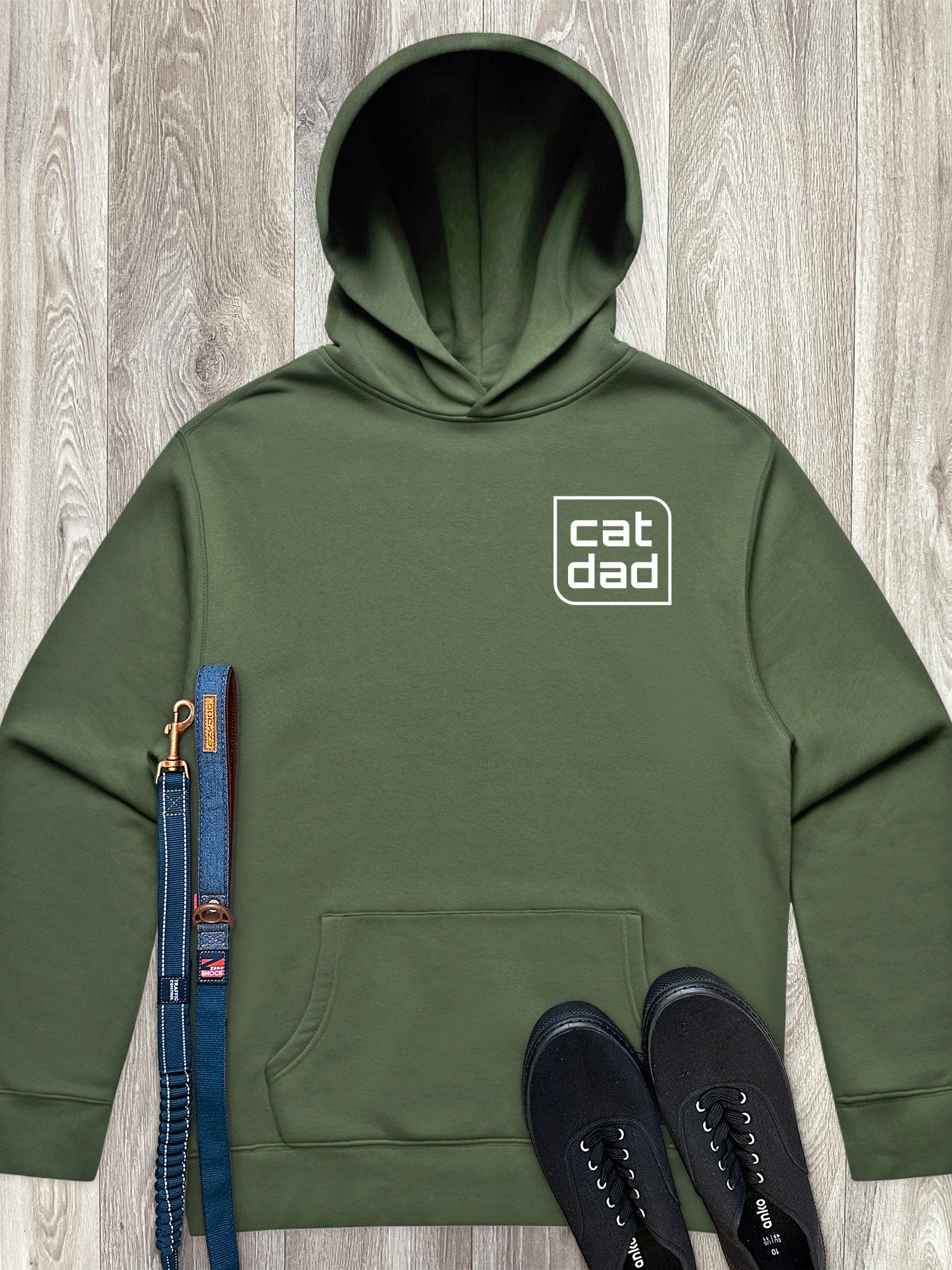 Cat Dad Men's Comfort Hood