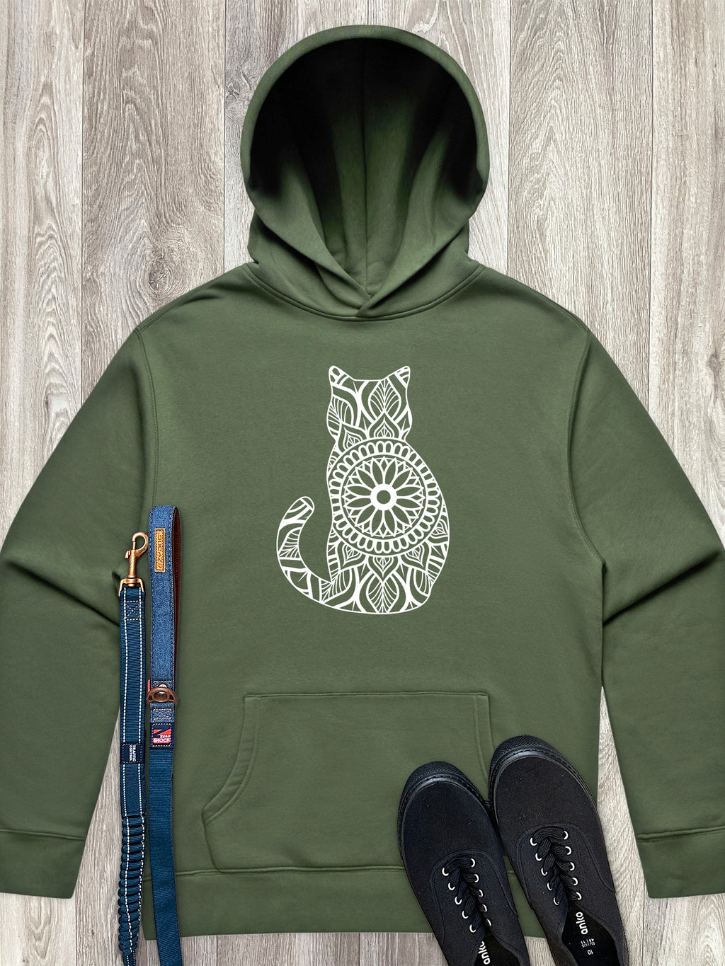 Cat Mandala Men's Comfort Hood