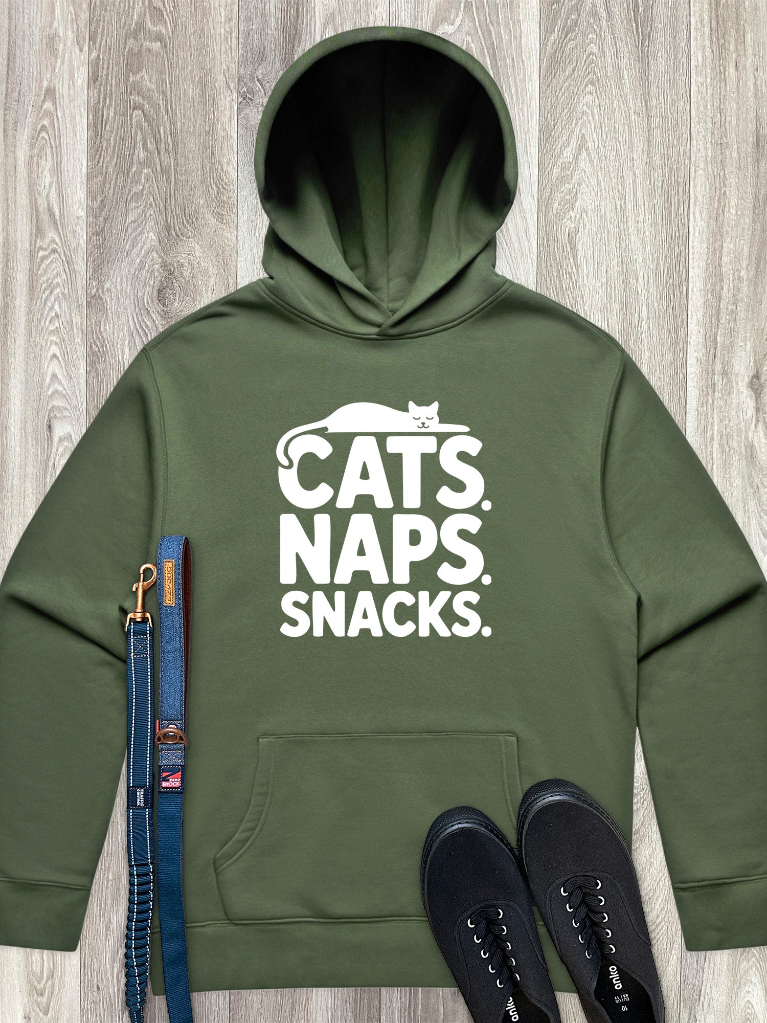 Cats. Naps. Snacks. Men's Comfort Hood