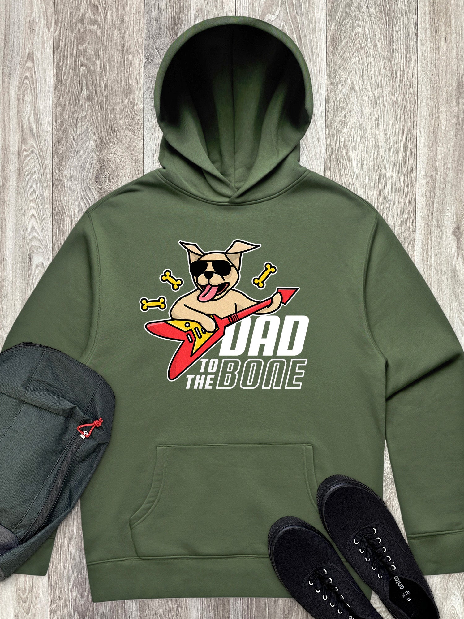 Dad To The Bone Men's Comfort Hood