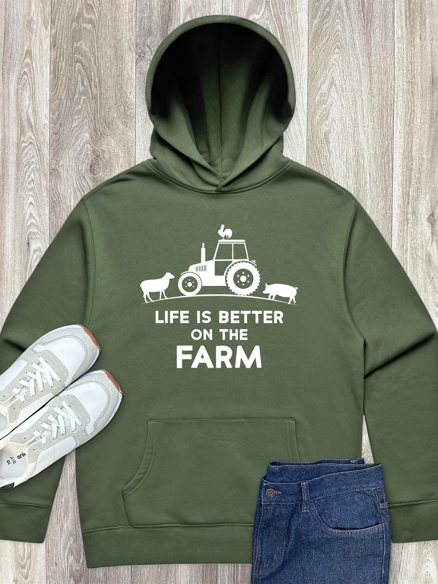 Farm Life Men's Comfort Hood