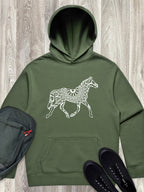 Horse Mandala Men's Comfort Hood