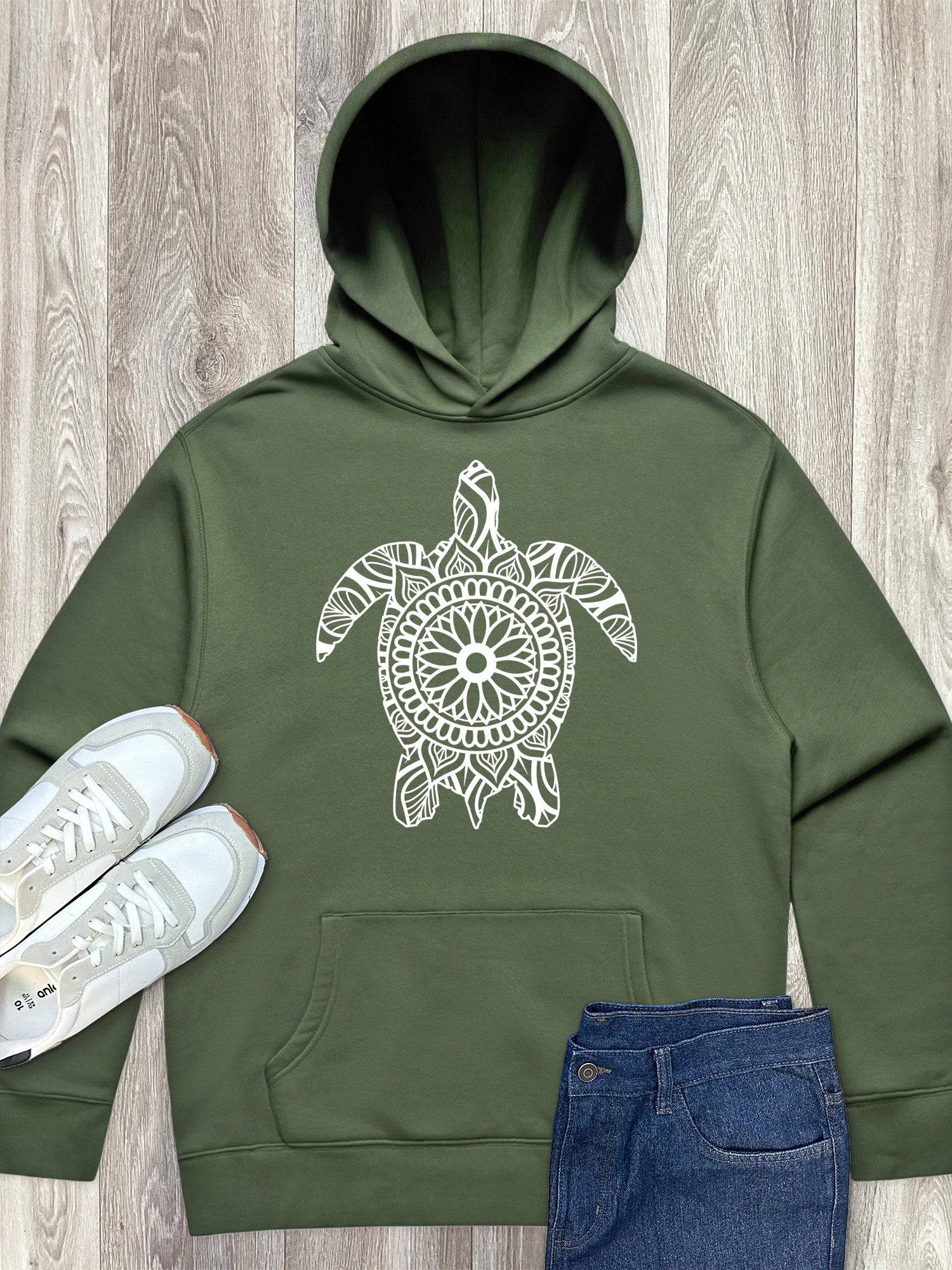 Turtle Mandala Men's Comfort Hood
