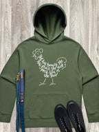 Peck You In The Face Men's Comfort Hood