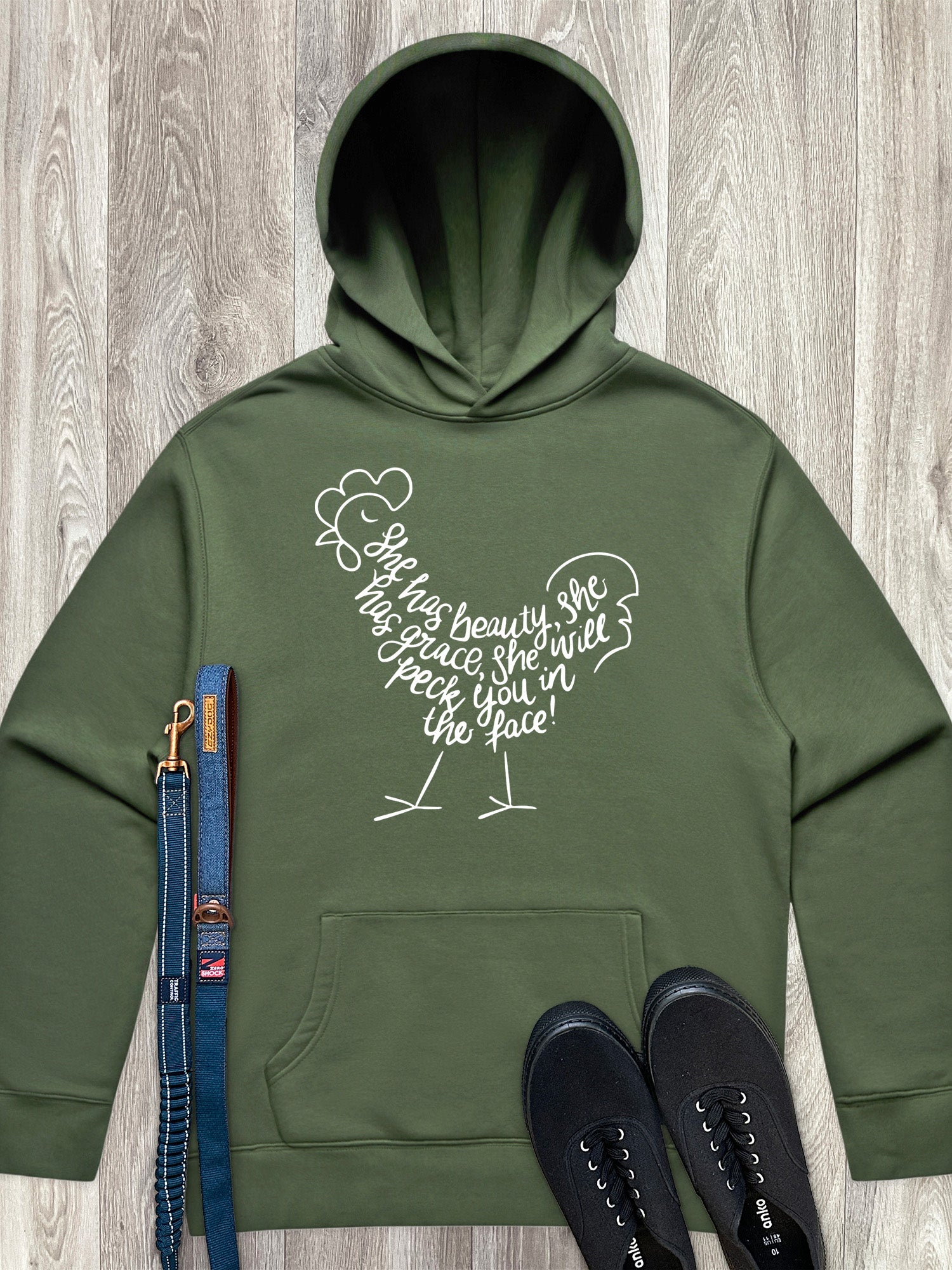 Peck You In The Face Men's Comfort Hood