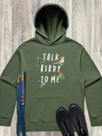 Talk Birdy To Me Men's Comfort Hood