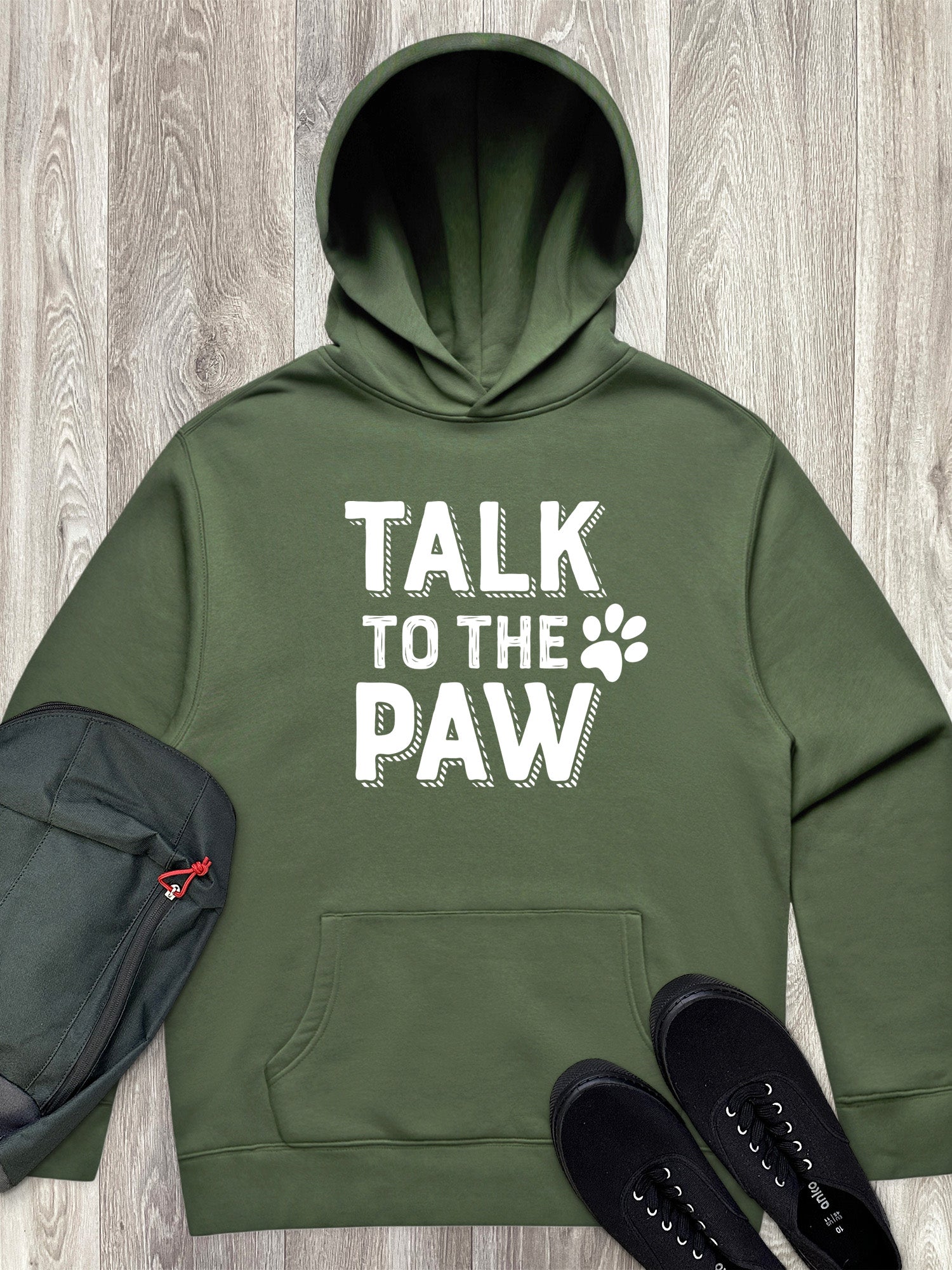 Talk To The Paw Men's Comfort Hood