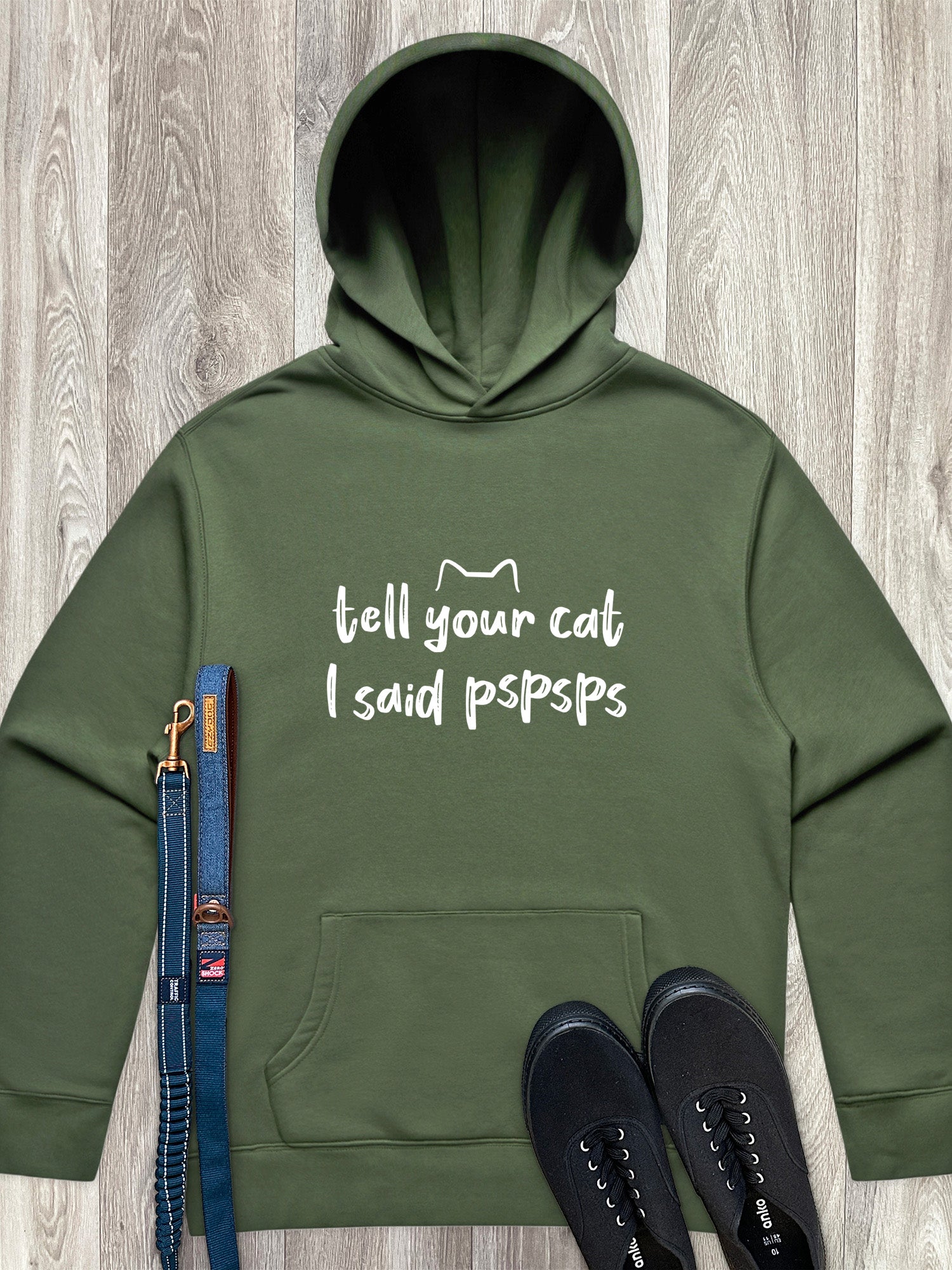 Tell Your Cat I Said pspsps Men's Comfort Hood