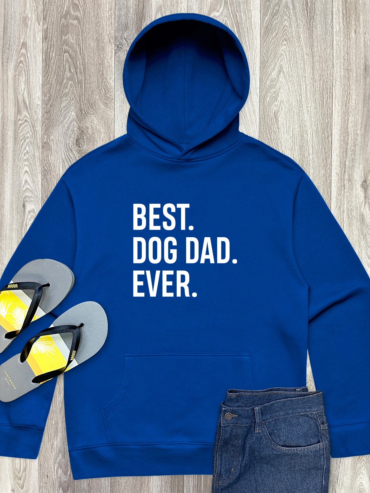 Best. Dog Dad. Ever. Men's Comfort Hood