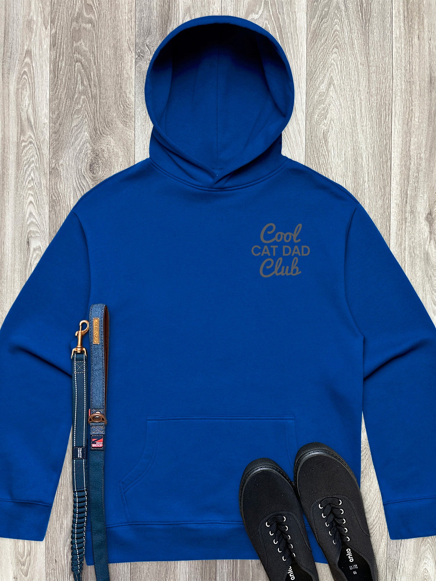 Cool Cat Dad Club Signature Script Men's Comfort Hood
