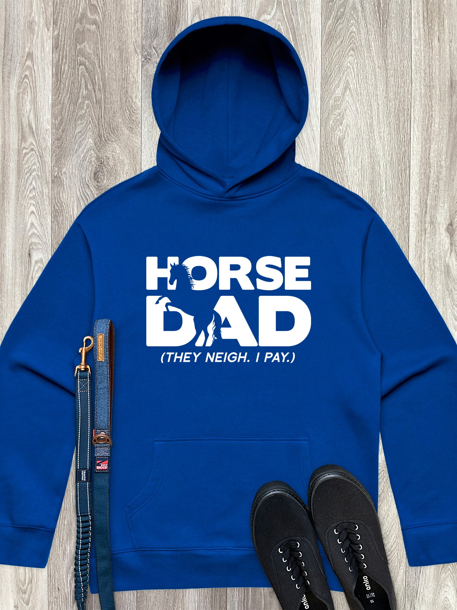 Horse Dad. They Neigh I Pay. Men's Comfort Hood