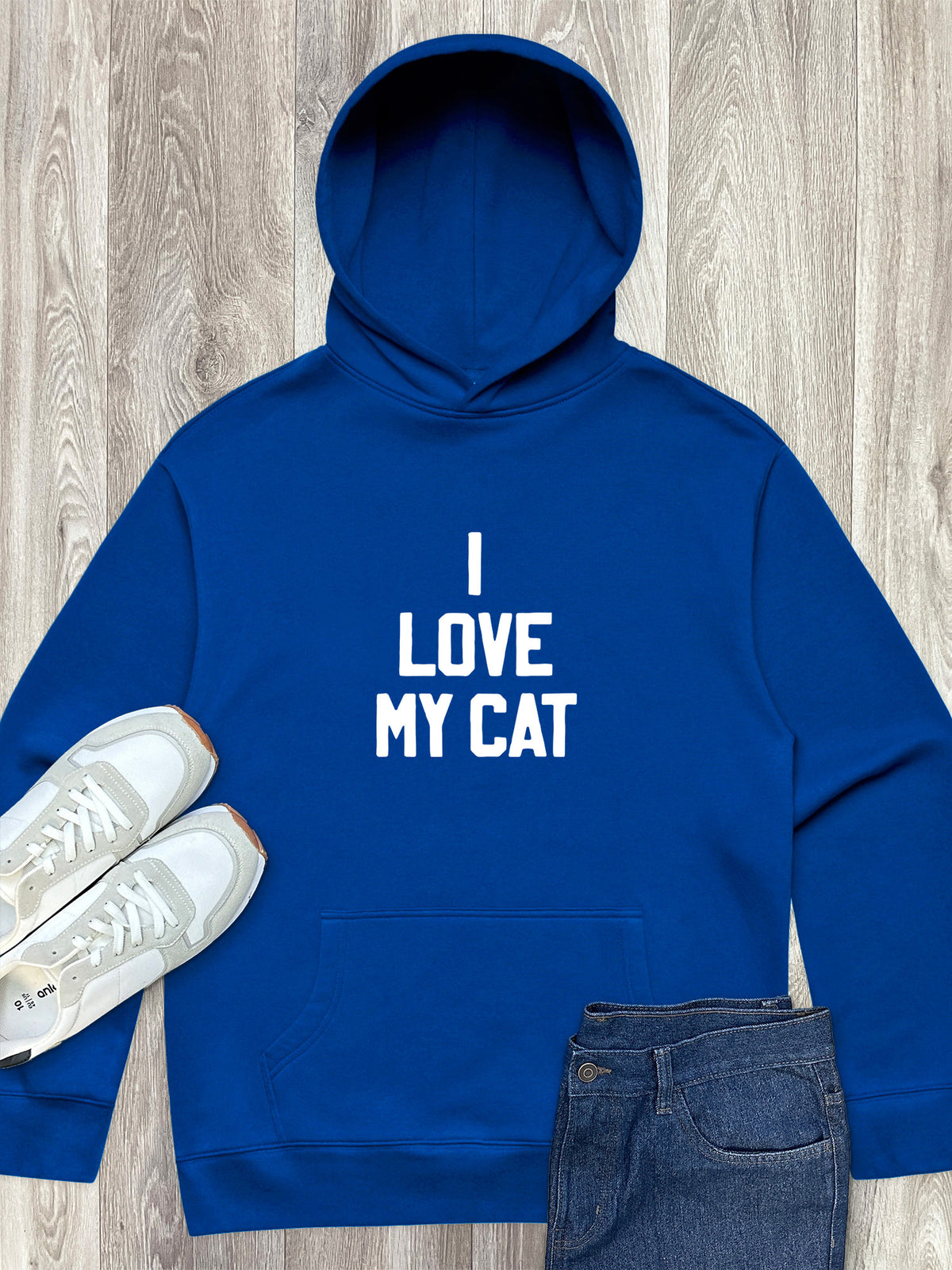 I Love My Cat Men&#39;s Comfort Hood