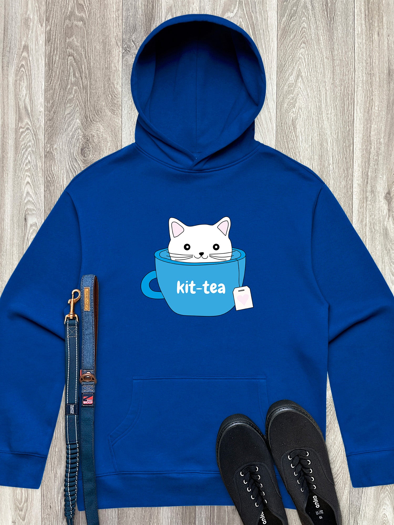 Kit-Tea Cat Men's Comfort Hood