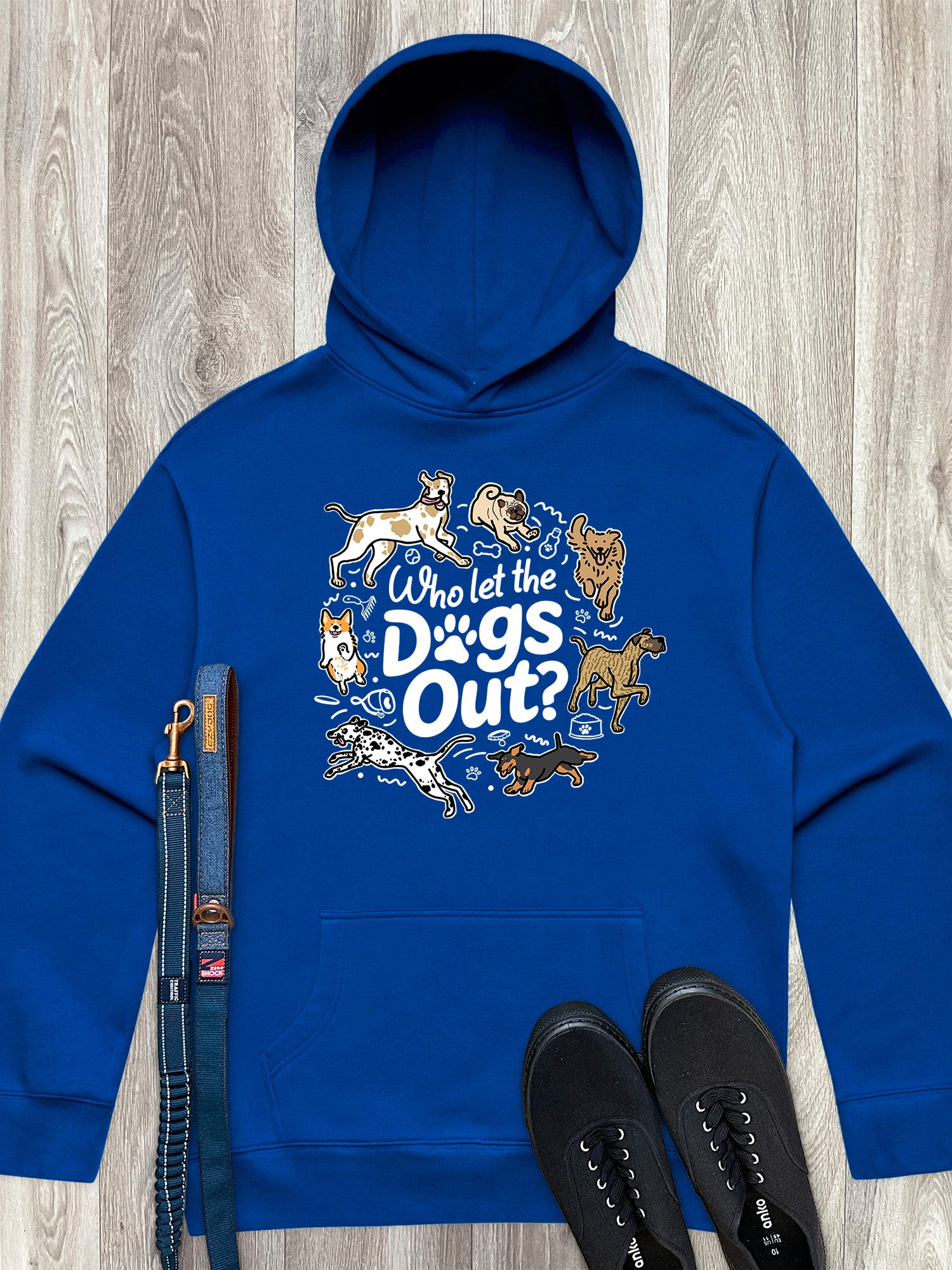 Who Let The Dogs Out? Men's Comfort Hood